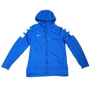 Nike Blue Therma-FIT Full Zip Hoodie Jacket – Size L, Athletic Sportswear